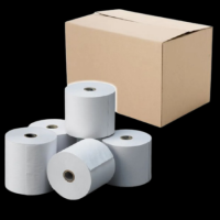 Caja de Rollos de Papel Térmico para Impresoras POS por 60 Unidades (80mm x 60mts x 55gr)